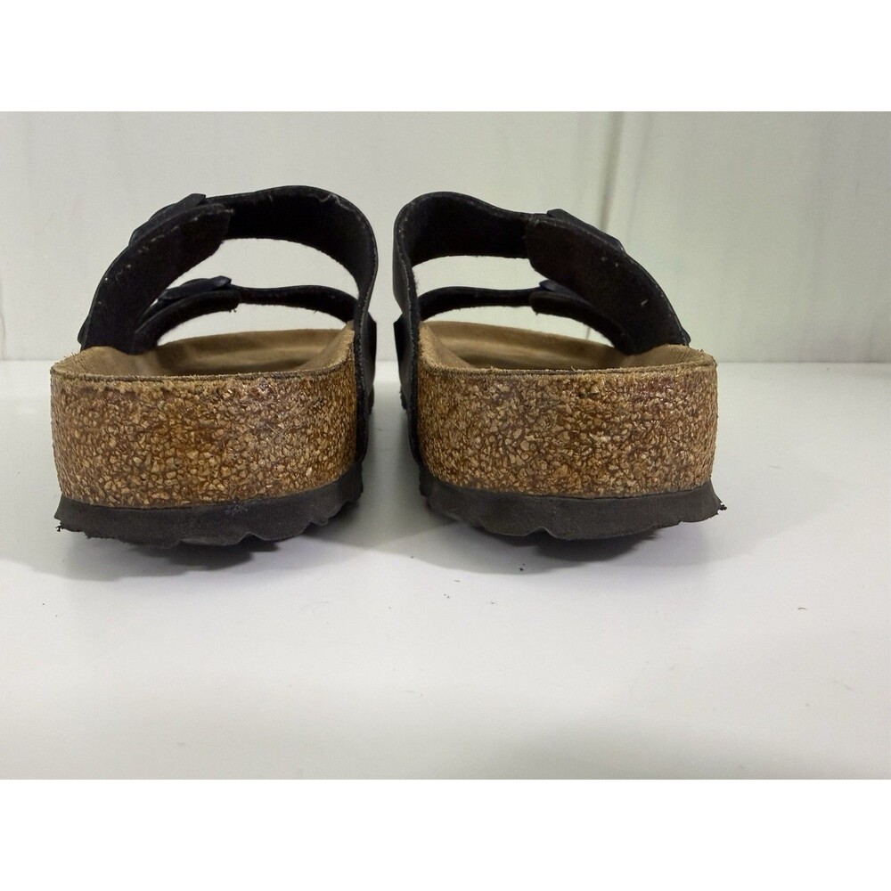 Birkenstock Arizona Birko-Flor Black Sandal Two Strap EU 41 W10-10.5 M8-8.5 - Picture 4 of 12